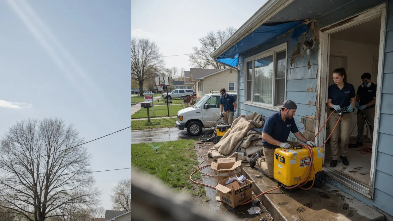 Basement Flood Cleanup in Perth, ND near me